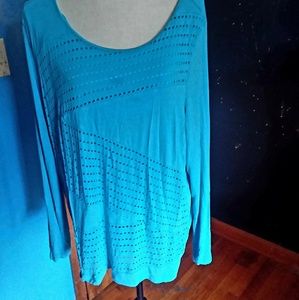 Turquoise top